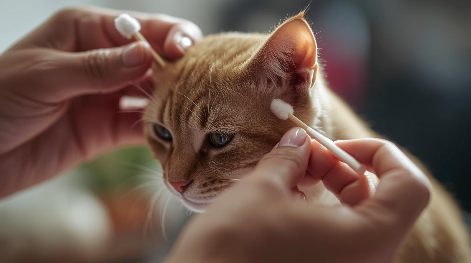Kedilerde Kulak Temizliği Nasıl Yapılır?